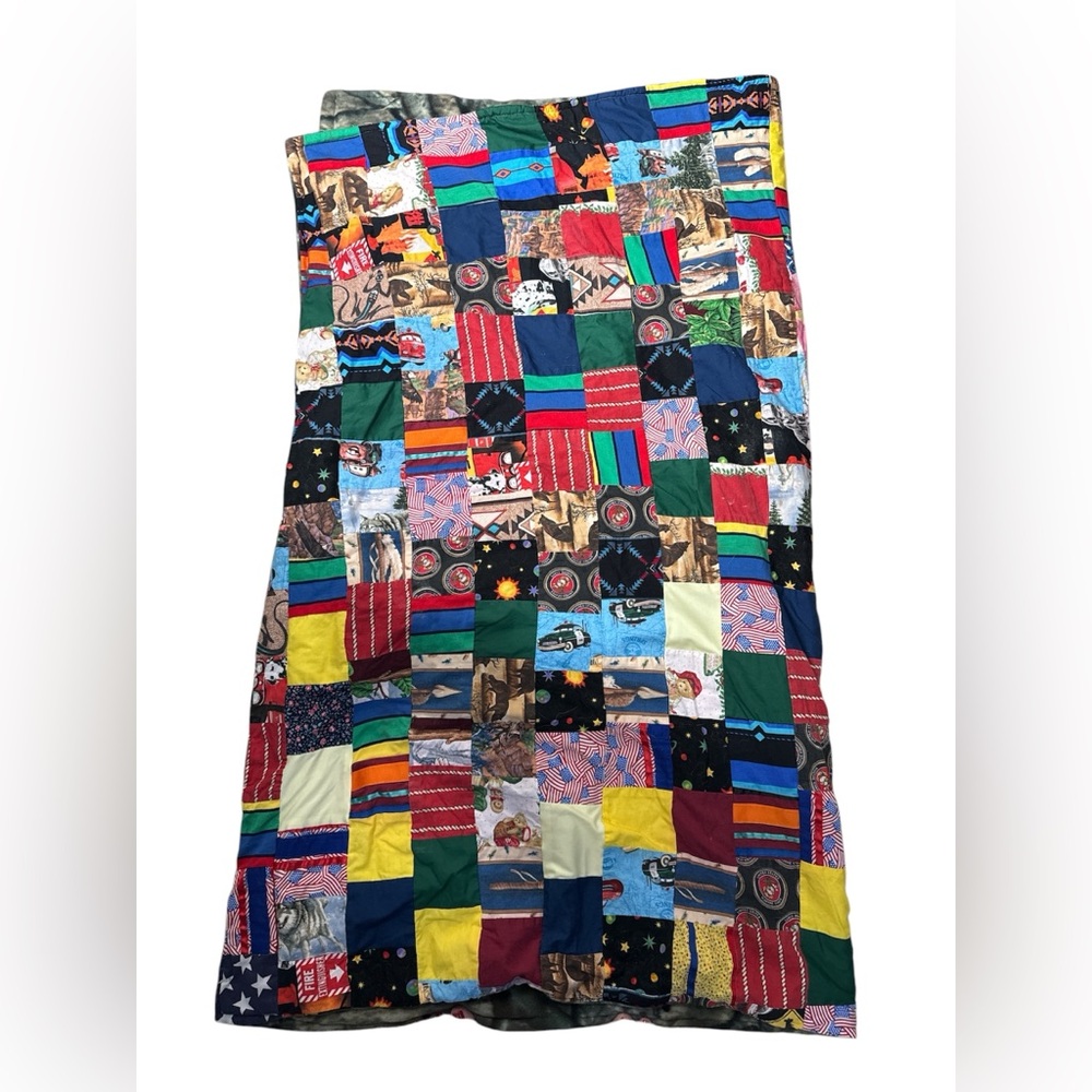Patchwork Multicolor Quilt Camo